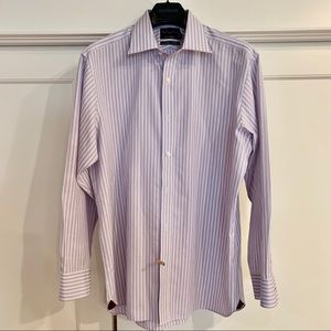 Black & Brown 1826 striped dress shirt